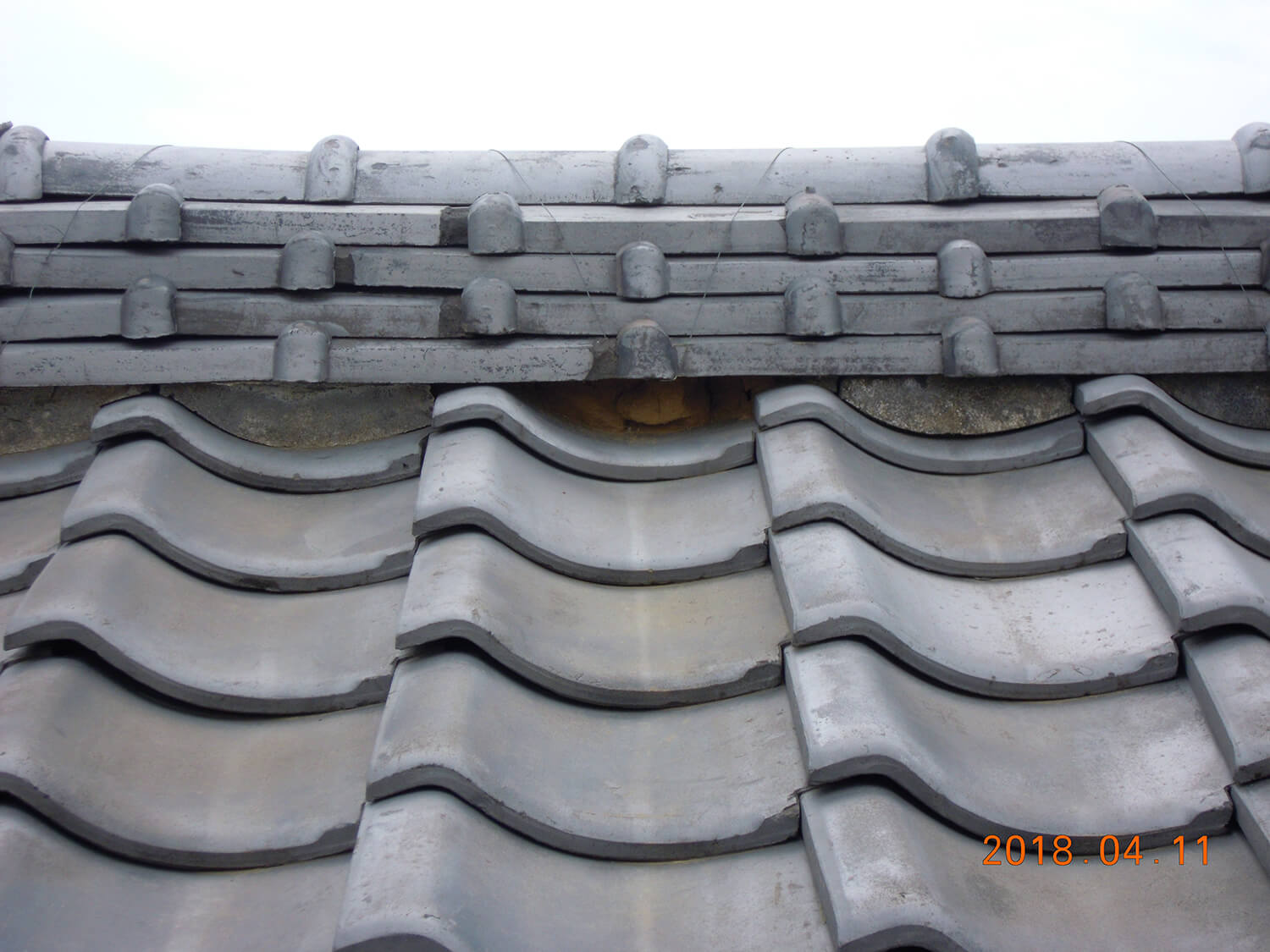保険（AIU※現在はAIG）で屋根を修理